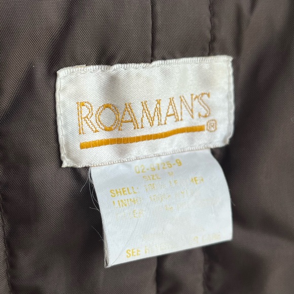Vintage Roaman’s Brown Leather Jacket - Picture 3 of 5